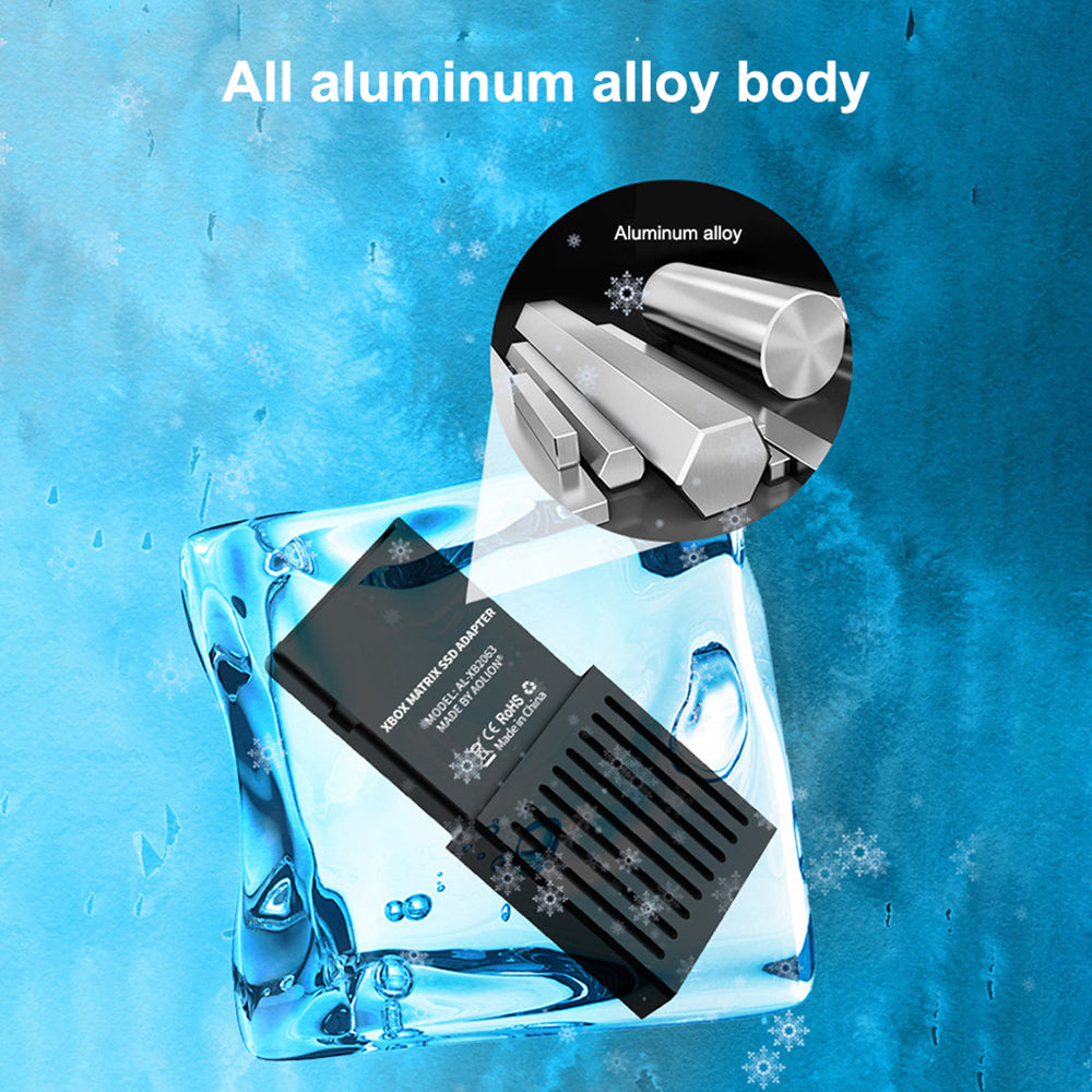 AOLION ALXB2063 For Xbox Series X / S M.2 Hard Drive SSD Storage Expansion Card External Solid State Drive Adapter AOLION ALXB2063 For Xbox Series X / S M.2 Hard Drive SSD Storage Expansion Card External Solid State Drive Adapter
